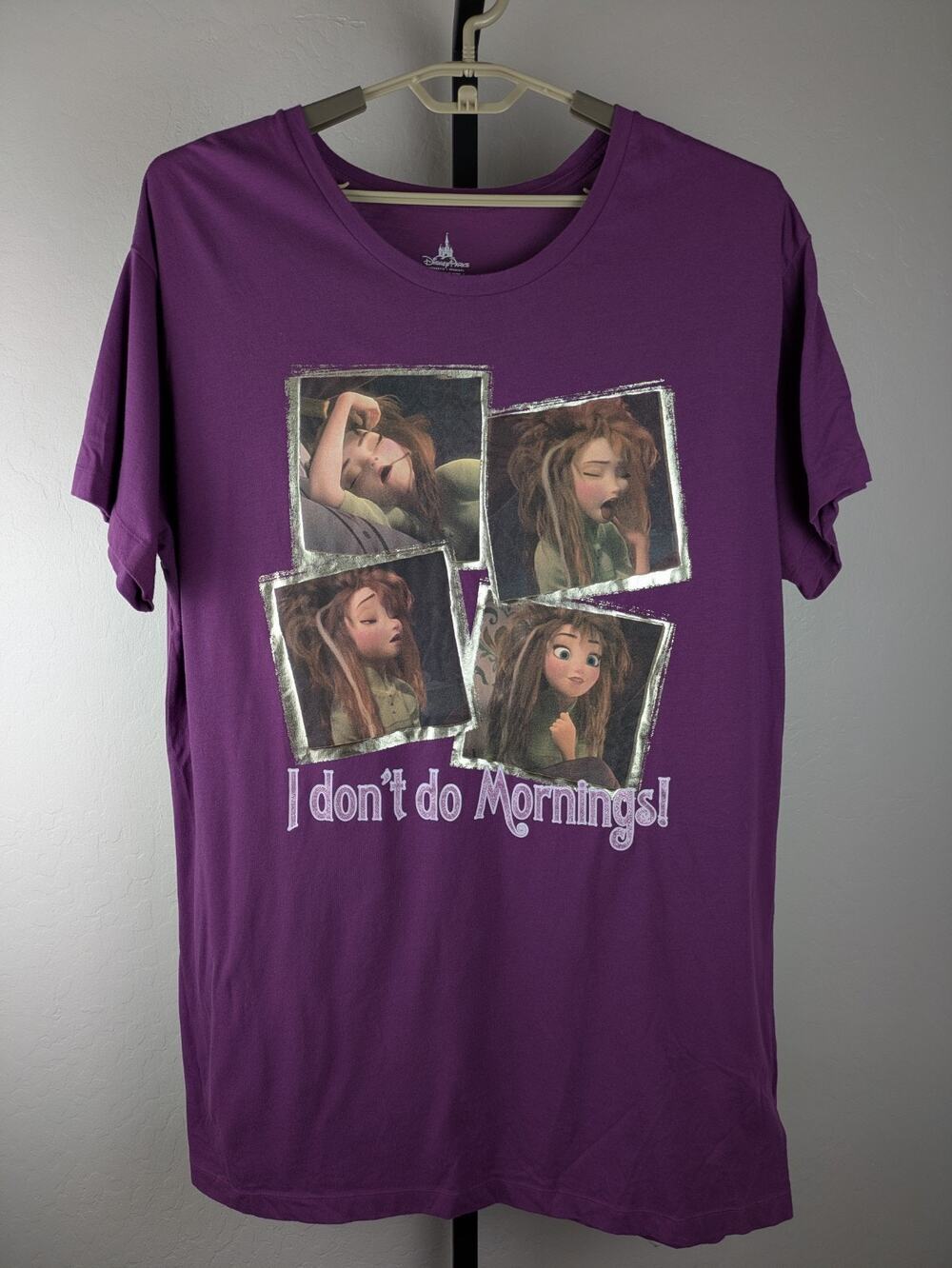 Disney Parks One Size purple Frozen Short Sleeve Sleep Shirt Night Gown